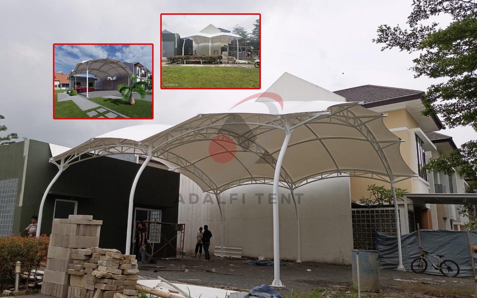 Kanopi membrane bogor