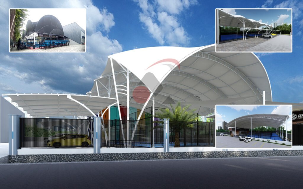 Kanopi membrane padel