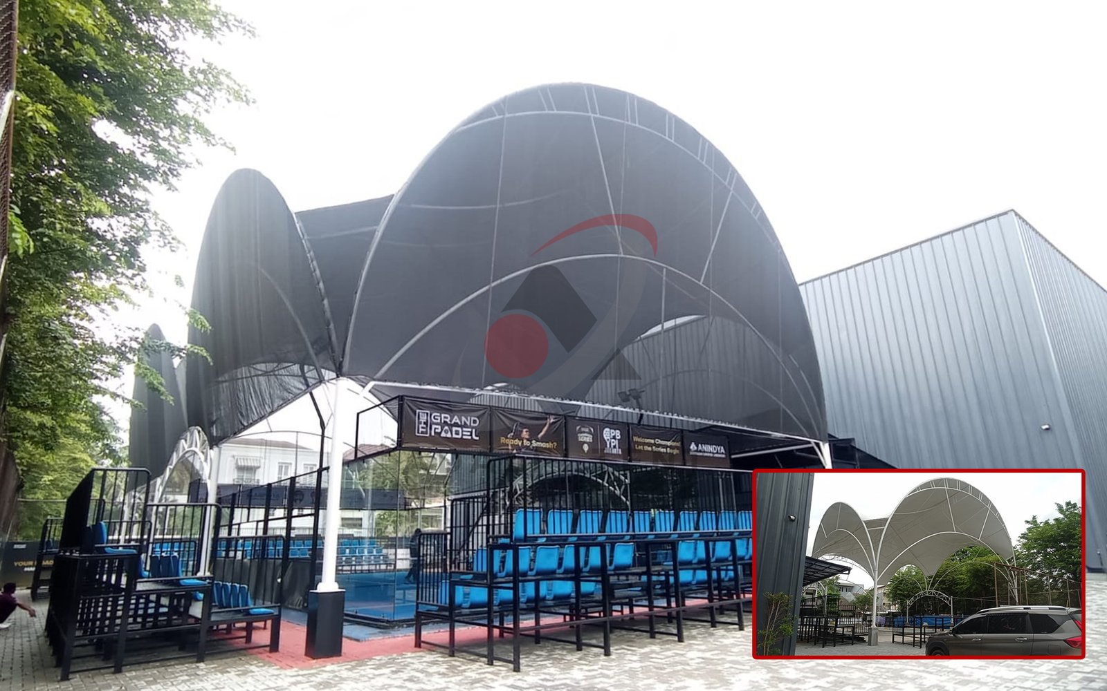 Jasa Atap Membran Padel Bogor