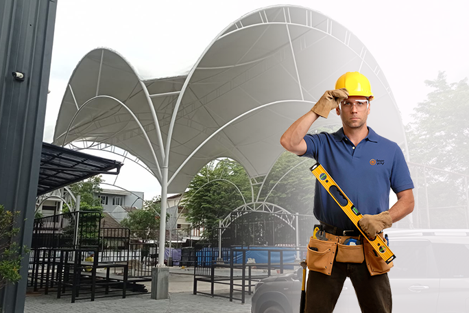 Panduan Cara Menghitung Biaya Kanopi Membrane